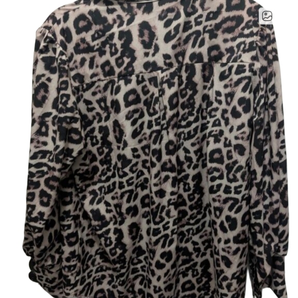 Leopard Print Blouse - Picture 3 of 4